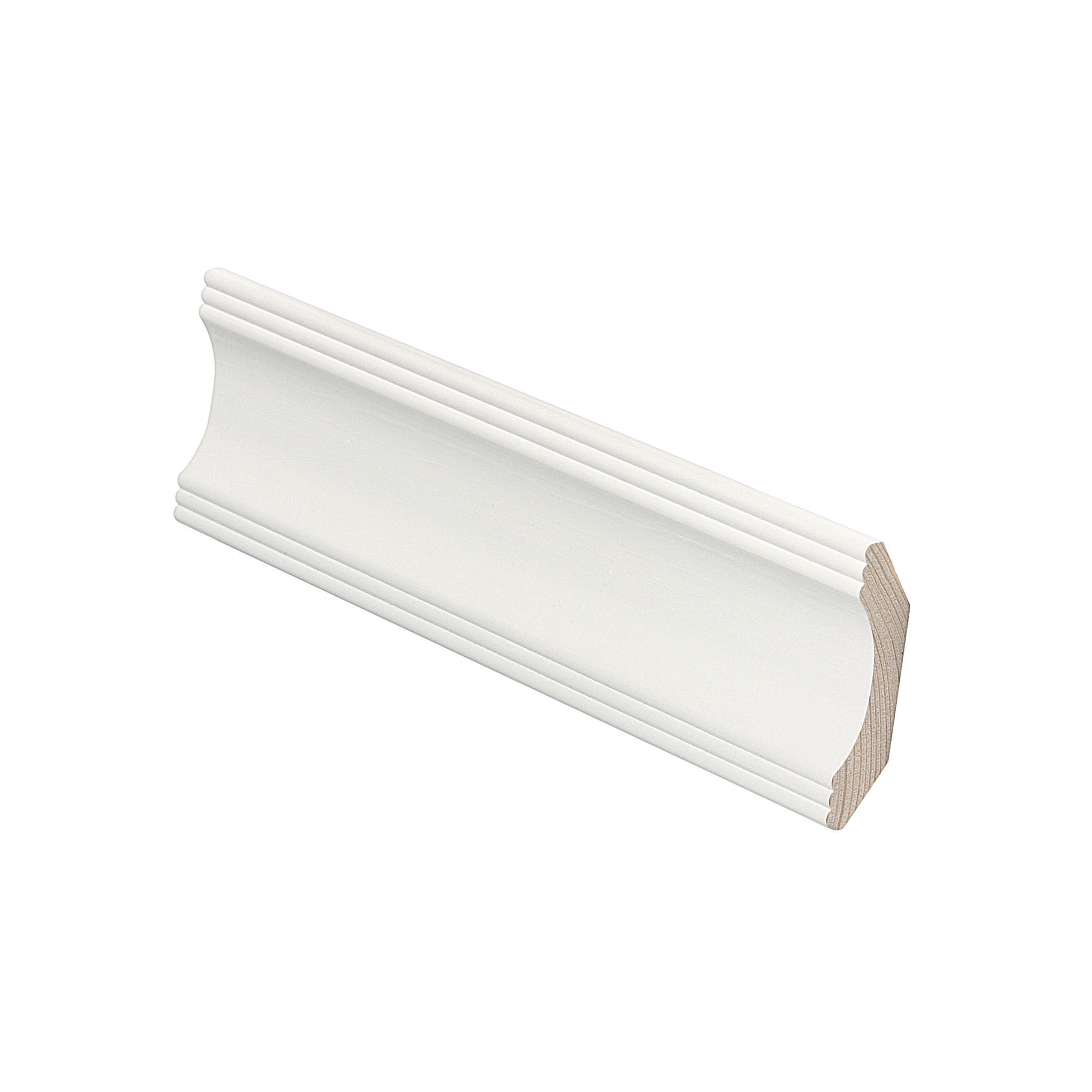 KATTOLISTA VALKOINEN KORISTE 16X63X3300