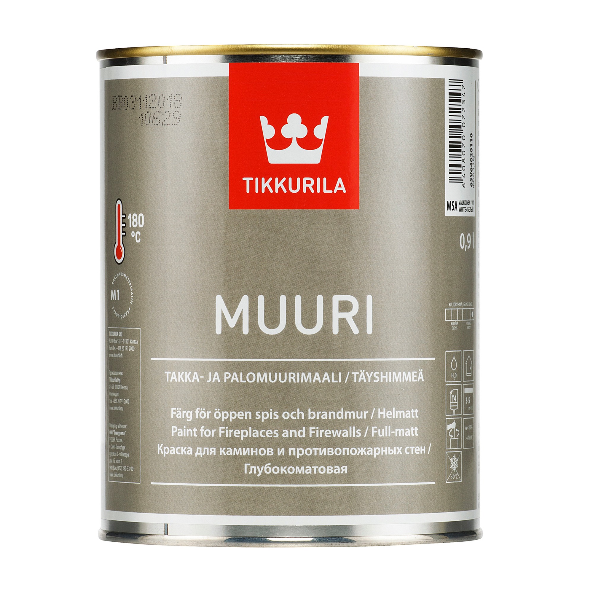 MUURI TAKKA- JA PALOMUURIMAALI 0,9L