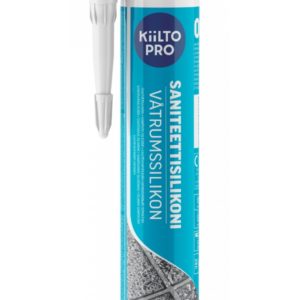 KIILTO SANITEETTISILIKONI 46 HOPEANHARMAA 310ML