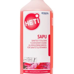 HETI SAPU 1L SANITEETTITILOJEN PUHDISTUSAINE