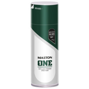 MASTON SPRAYMAALI ONE MATTA RAL6005 SAMMALEENVIHREÄ