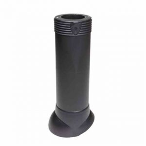 TUULETUSPUTKI VILPE 110 ERISTETTY MUSTA