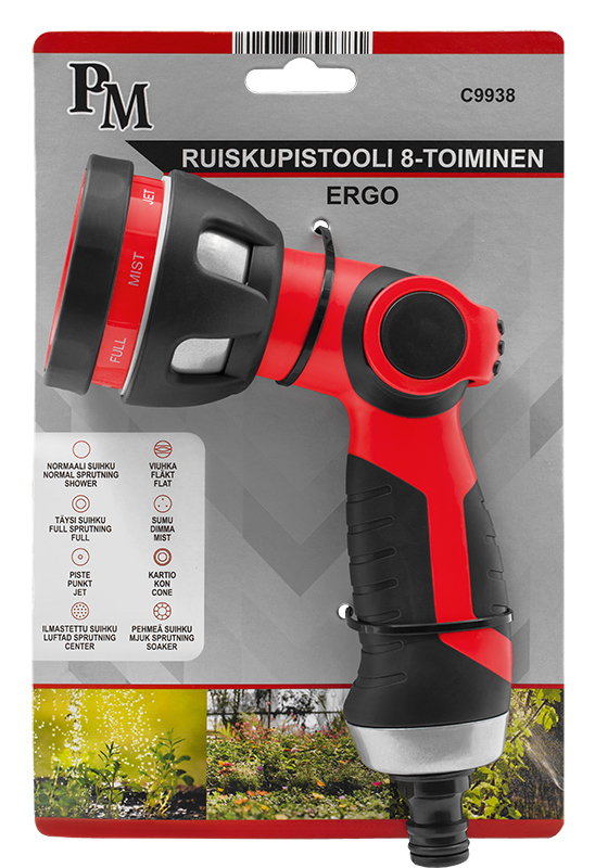 PUUTARHAPISTOOLI 8-TOIMINEN ERGO - Image 2
