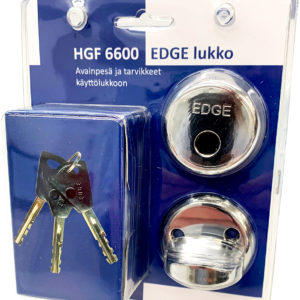 AVAINPESÄ + VÄÄNTÖNUPPI HGF 6600 EDGE KROMI