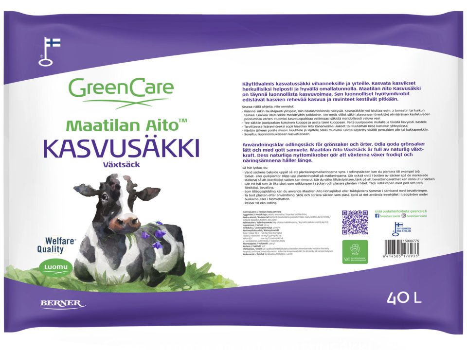 GREENCARE MAATILAN AITO KASVUSÄKKI 40L