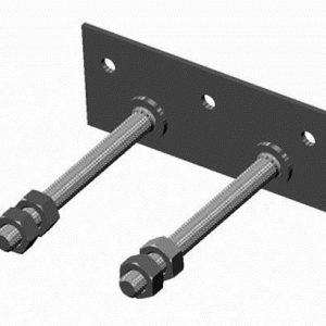 JAKOTUKKITELINE OPAL 2xM8 50mm Zn