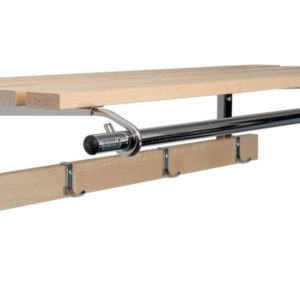 SEINÄNAULUKKO VILLE 80CM KOIVU/KROMI