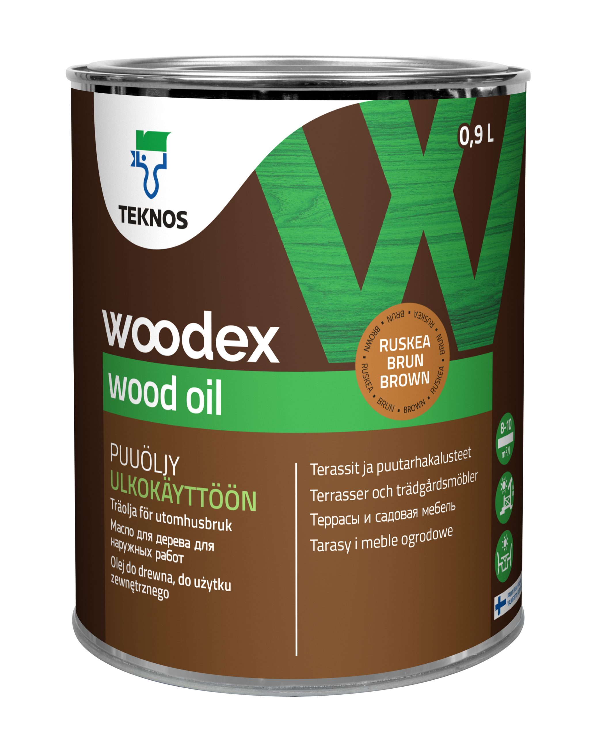 WOODEX WOOD OIL 0,9L RUSKEA Ysirauta