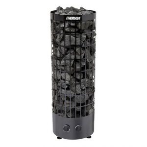 SÄHKÖKIUAS HARVIA CILINDRO PC70 BLACK STEEL