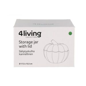 SÄILYTYSKULHO KURPITSA VIHREÄ 17,5CM - Image 3
