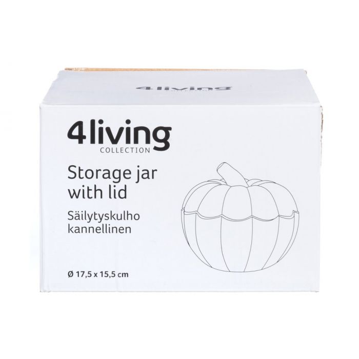 SÄILYTYSKULHO KURPITSA 17,5CM RUSKEA - Image 3