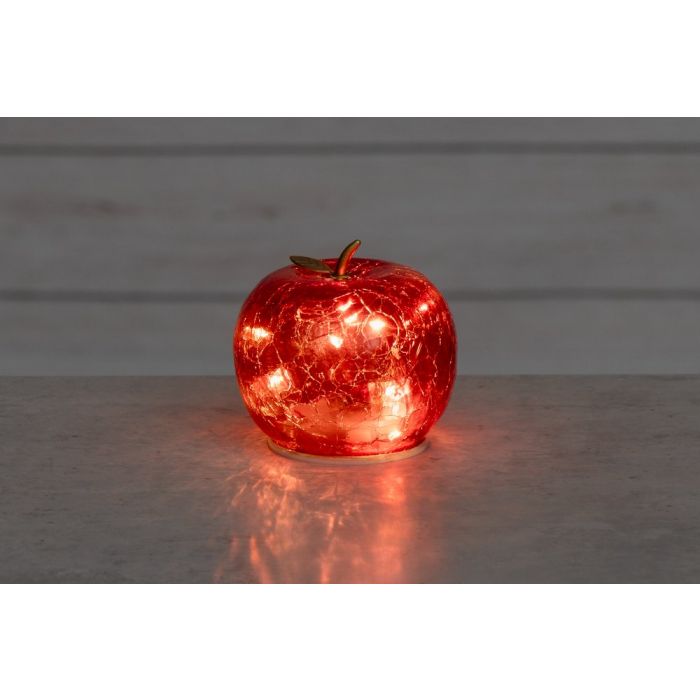 LED-OMENA 10CM PUNAINEN