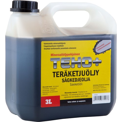 TERÄKETJUÖLJY TEHO+ 3L