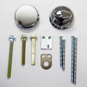 VÄÄNTÖNUPPI + PEITEKILPI HGF 300 KROMI