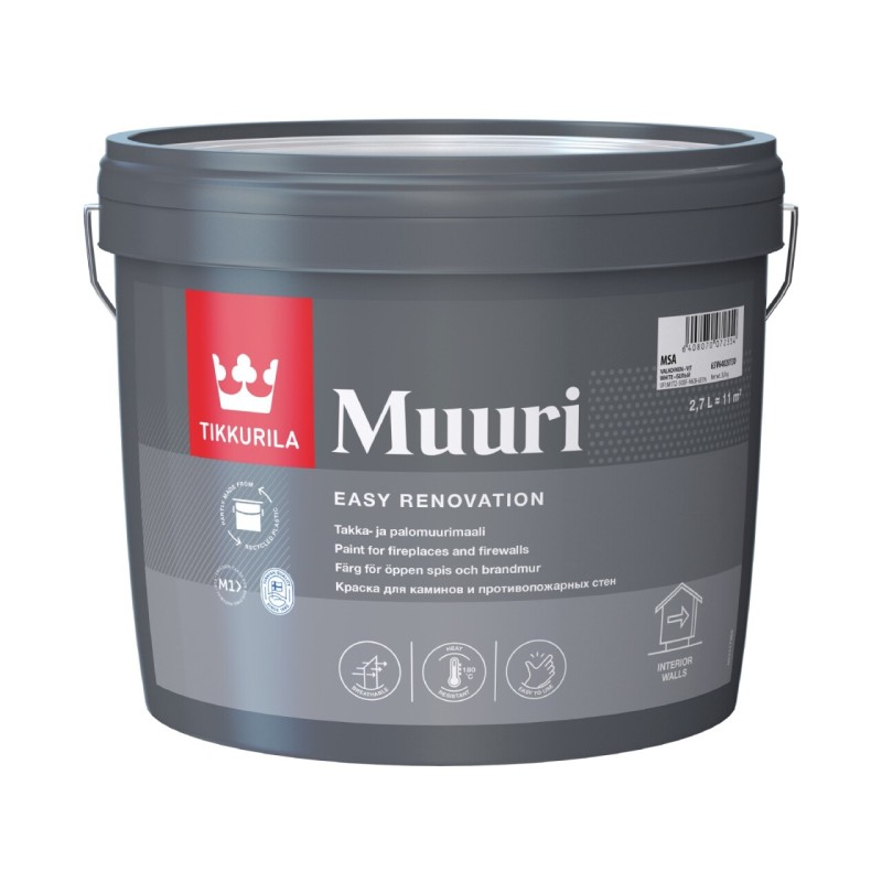 MUURI TAKKA-JA PALOMUURIMAALI A 2,7L