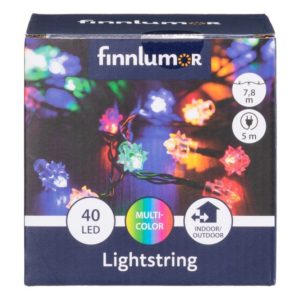 Alternative view of RETRO LED-VALOSARJA 40LED MONIVÄRI